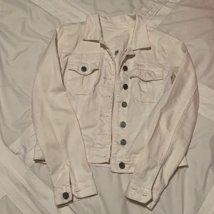 Kut from the Kloth white jean jacket M
